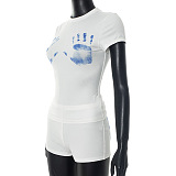 SUPER WHOLESALE | Printed Shorts Set