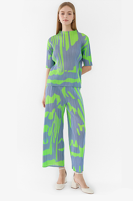 SUPER WHOLESALE | Rib Set in Green & Grey