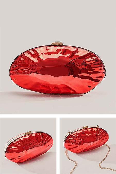 SUPER WHOLESALE | Shell Shape Plated Bag