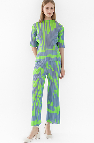 SUPER WHOLESALE | Rib Set in Green & Grey
