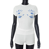 SUPER WHOLESALE | Printed Shorts Set