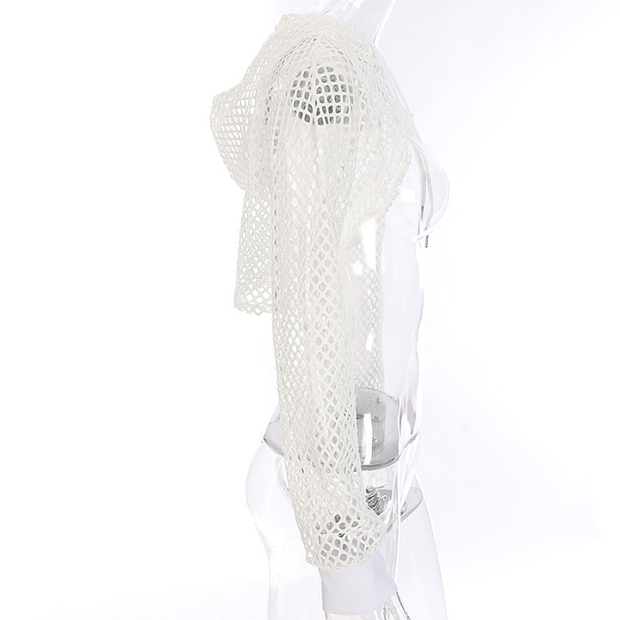 Copy SUPER WHOLESALE | Mesh Hoodie Top