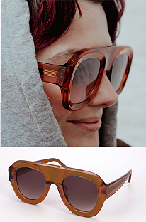 SUPER WHOLESALE | Big Frame Smoke Sunglasses