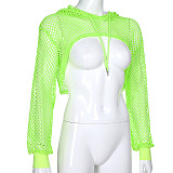 SUPER WHOLESALE | Mesh Hoodie Top