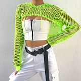 SUPER WHOLESALE | Mesh Hoodie Top