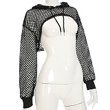 SUPER WHOLESALE | Mesh Hoodie Top