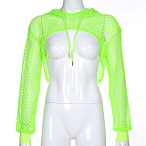 SUPER WHOLESALE | Mesh Hoodie Top