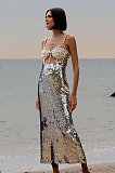 SUPER WHOLESALE | Sequins Long Dress