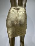 SUPER WHOLESALE | Gold Foil Skirt
