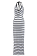 Striped Halter Maxi Dress