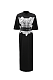 Lace Patchwork Slim-fit Long Dress