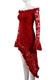 Lace Strapless Mini Dress