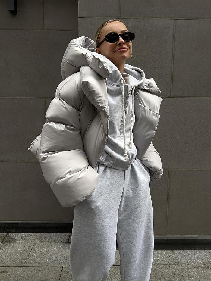 Hoodie Puffer Jacket