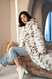 Furry Leopard Spots Long Coat
