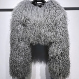 Faux Fur Plus Size Coat