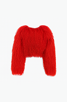 Faux Fur Plus Size Coat