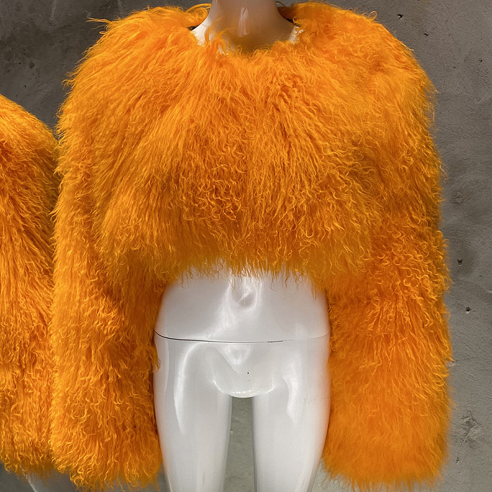 Faux Fur Plus Size Coat