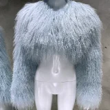 Faux Fur Plus Size Coat