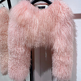 Faux Fur Plus Size Coat
