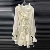 Mesh Floral Top & Shorts