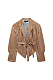 Self-tie Blazer Collar Jacket Top