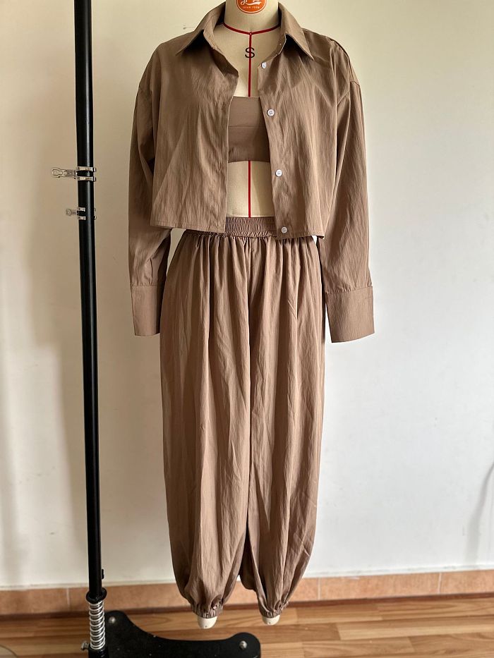 Oversize Set(Pants, shirt top, bra)