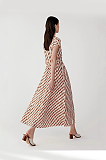 Long Silk Double-Crepe Twill Dress
