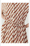 Long Silk Double-Crepe Twill Dress