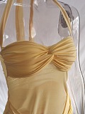 Halter Mesh Dress