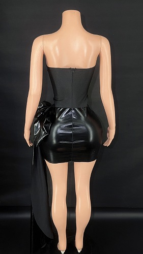 Strapless Evening Mini Dress