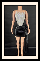 Strapless Evening Mini Dress