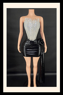 Strapless Evening Mini Dress