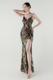 Sequins Split Cami Evening Dress