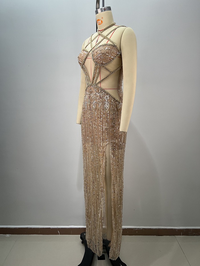 Sequins Evening Dress