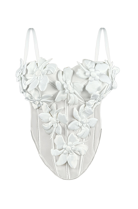 3d Floral Corset