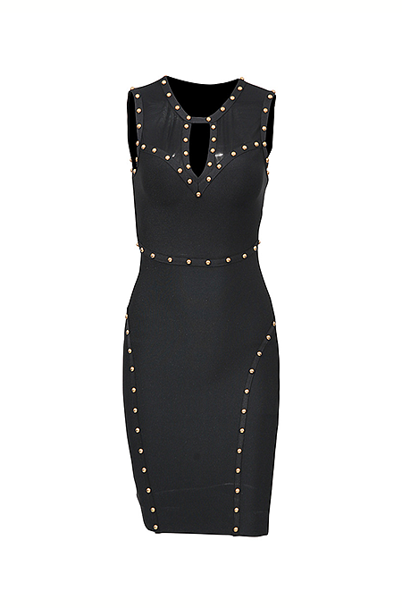 Front Cut-out Sleeveless Mini Dress