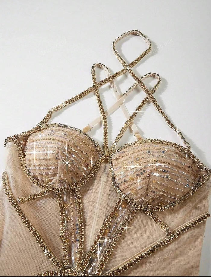 Sequins Evening Dress