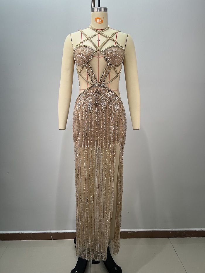 Sequins Evening Dress