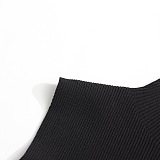 Mock Neck Sleeveless Midi Dress