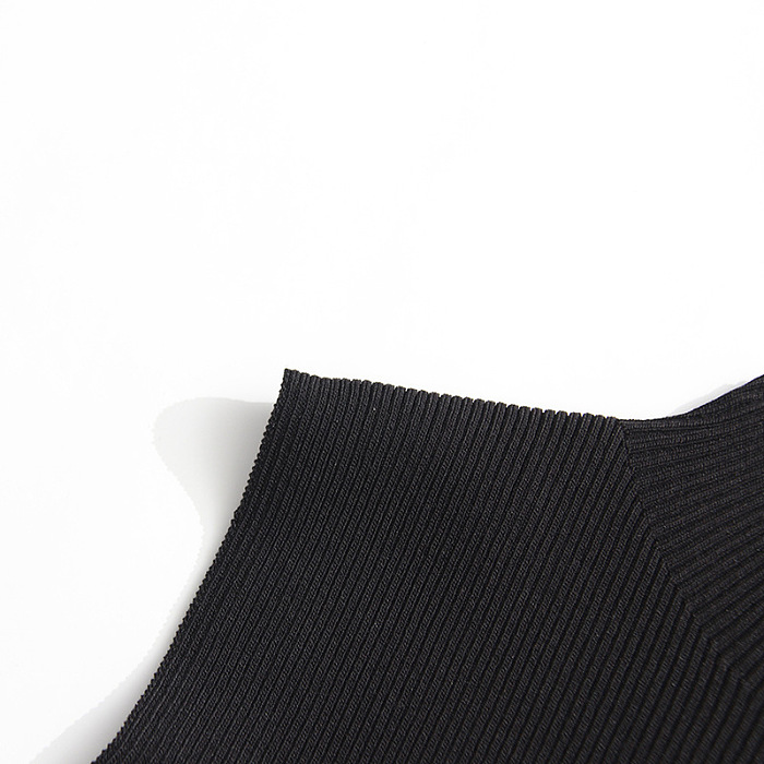 Mock Neck Sleeveless Midi Dress