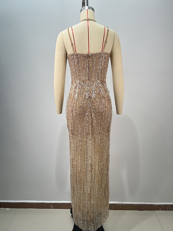 Sequins Evening Dress