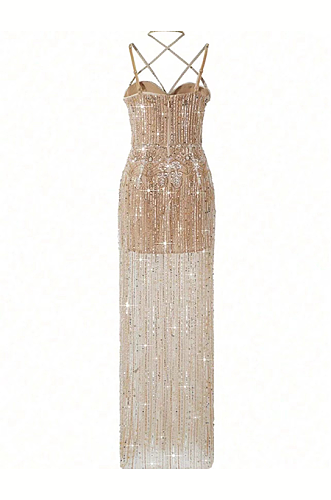 Sequins Evening Dress