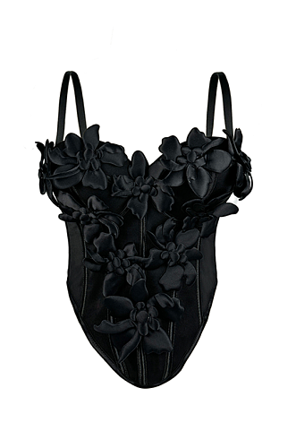 3d Floral Corset