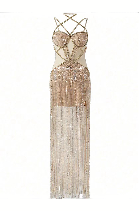 Sequins Evening Dress