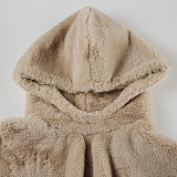 Fur Hoodie Cape