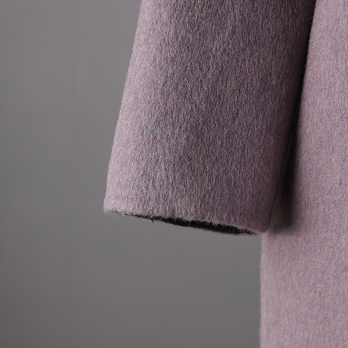 Woolen Hoodie Long Coat