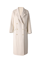 Woolen Double-breasted Long Coat