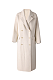 Woolen Double-breasted Long Coat