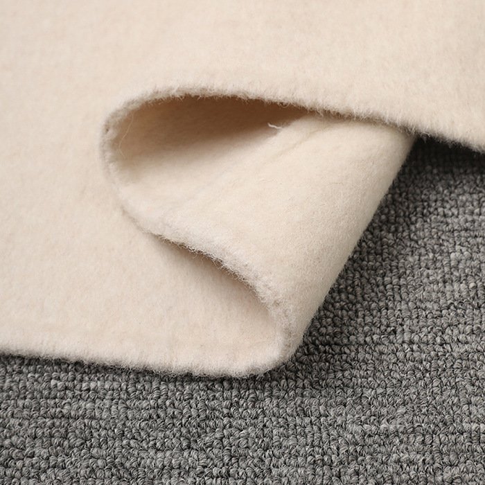 Woolen Double-breasted Long Coat