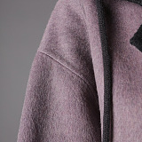Woolen Hoodie Long Coat
